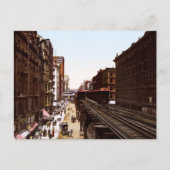 Wabash Ave North Adams Street Chicago Illinois Briefkaart (Voorkant)