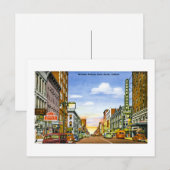 Wabash Ave., Terre Haute, Indiana Briefkaart (Voorkant / Achterkant)