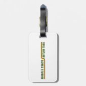 Wabash Trace Natuur Trail Iowa Bagagelabel (Achterkant verticaal)