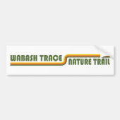 Wabash Trace Natuur Trail Iowa Bumpersticker (Voorkant)