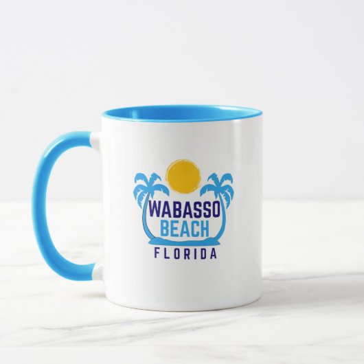Wabasso Beach Florida Coffee Mok (Links)