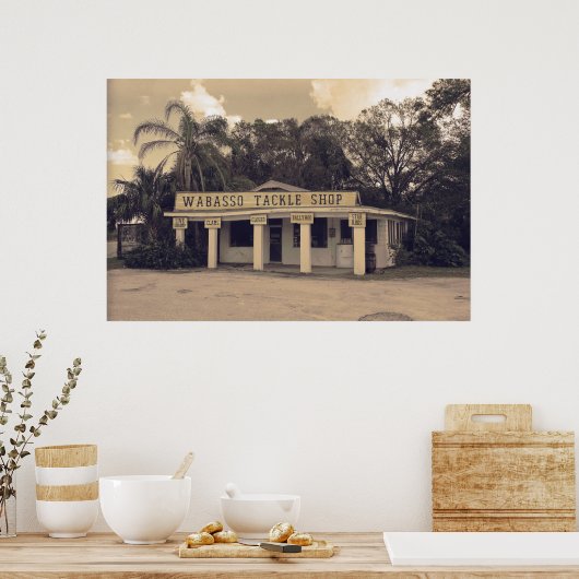 Wabasso Tackle Shop Poster (Keuken)