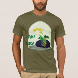 Wabi Kusa - water plant ikebana T-shirt