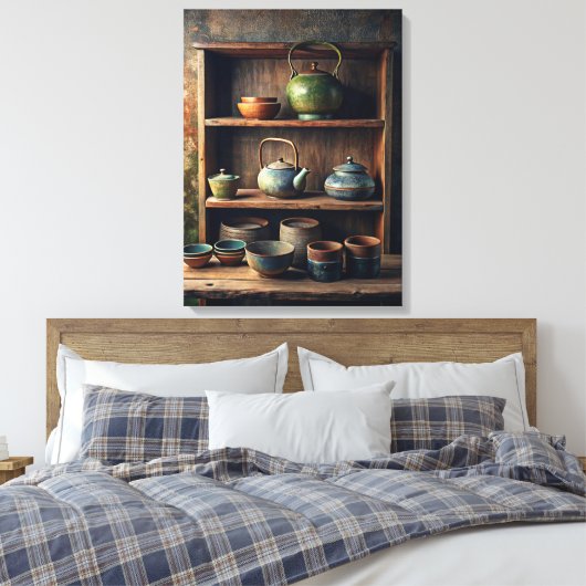 Wabi Sabi Art Canvas Afdruk (Insitu (Slaapkamer))