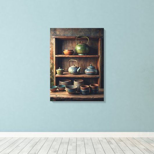 Wabi Sabi Art Canvas Afdruk (Insitu (Houten vloer))
