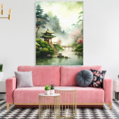 Wabi Sabi Art Canvas Afdruk (Insitu (Woonkamer))
