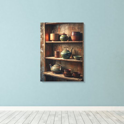 Wabi Sabi Art Canvas Afdruk (Insitu (Houten vloer))