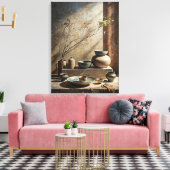 Wabi Sabi Art Canvas Afdruk (Insitu (Woonkamer))
