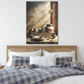 Wabi Sabi Art Canvas Afdruk (Insitu (Slaapkamer))