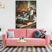 Wabi Sabi Art Canvas Afdruk (Insitu (Woonkamer))