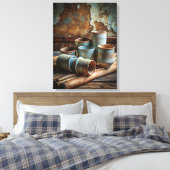 Wabi Sabi Art Canvas Afdruk (Insitu (Slaapkamer))