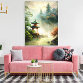 Wabi Sabi Art Canvas Afdruk (Insitu (Woonkamer))