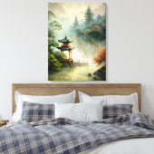 Wabi Sabi Art Canvas Afdruk (Insitu (Slaapkamer))