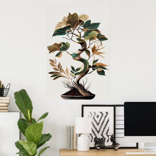 Wabi-Sabi Art Poster (Thuiskantoor)