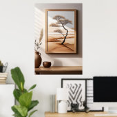 Wabi-Sabi Art Poster (Thuiskantoor)