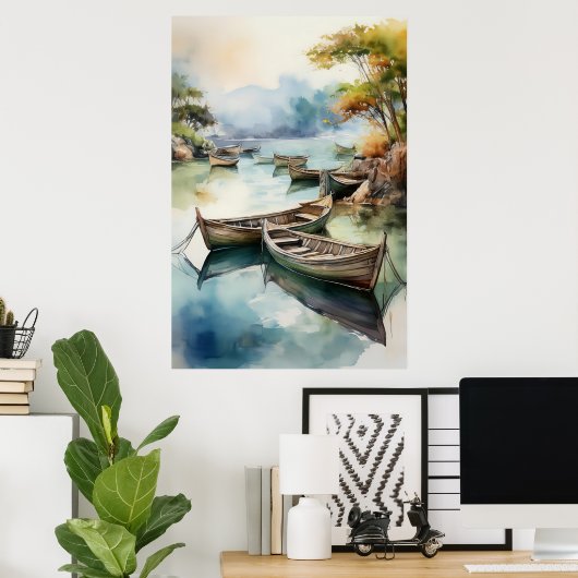 Wabi-Sabi Art Poster (Thuiskantoor)