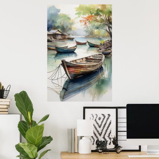 Wabi-Sabi Art Poster (Thuiskantoor)