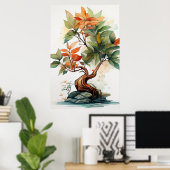 Wabi-Sabi Art Poster (Thuiskantoor)