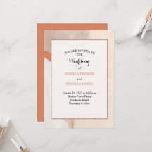 Wabi Sabi bruiloft uitnodiging