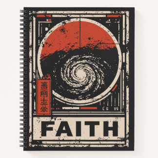 Wabi-Sabi Faith | Spiritueel Galaxy Portrait Notitieboek