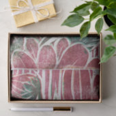 Wabi Sabi Flower Stamp Floral Spring Natuur Tissuepapier (Geschenk)