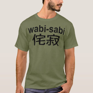 wabi sabi japanse onvolmaaktheid t-shirt