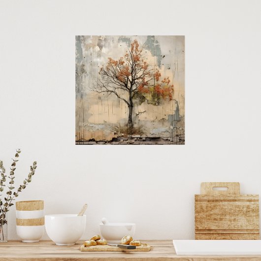 Wabi Sabi Japanse stijl kunst Poster (Keuken)