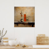 Wabi Sabi Japanse stijl kunst Poster (Keuken)