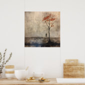 Wabi Sabi Japanse stijl kunst Poster (Keuken)