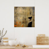 Wabi Sabi Japanse stijl kunst Poster (Keuken)