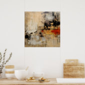 Wabi Sabi Japanse stijl kunst Poster (Keuken)