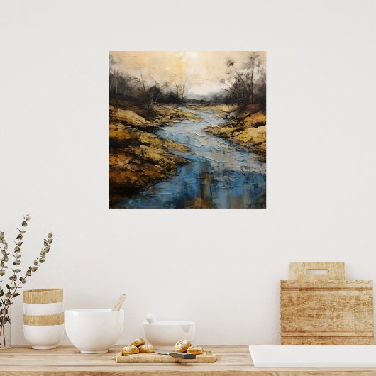 Wabi Sabi Japanse stijl kunst Poster (Keuken)