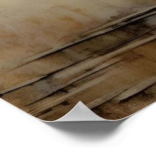 Wabi Sabi Japanse stijl kunst Poster (Hoek)