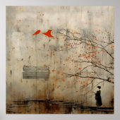 Wabi Sabi Japanse stijl kunst Poster (Voorkant)