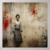 Wabi Sabi Japanse stijl kunst Poster (Voorkant)