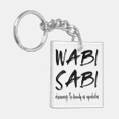 Wabi sabi sleutelhanger (Voorkant Links)
