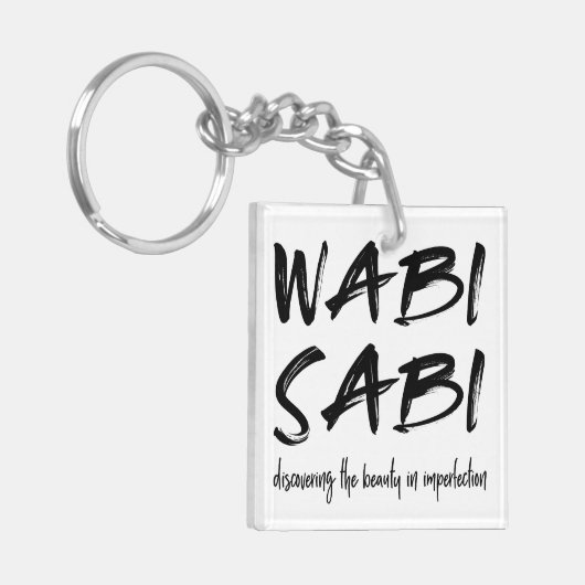 Wabi sabi sleutelhanger (Voorkant Links)