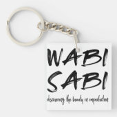 Wabi sabi sleutelhanger (Voorkant)