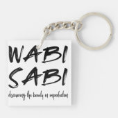 Wabi sabi sleutelhanger (Achterkant)