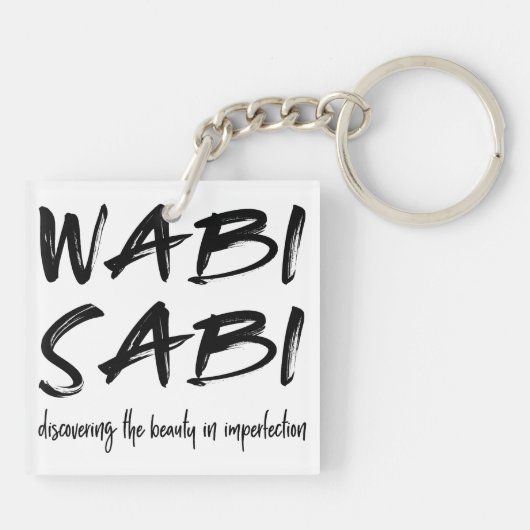 Wabi sabi sleutelhanger (Achterkant)