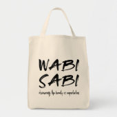 Wabi sabi tote bag (Voorkant)
