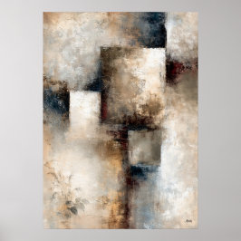 Wabi-Sabi Verweerde Harmonie Modern Japans Poster