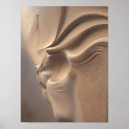 Wabi Sabi Wall Art voor een rustig huis Poster