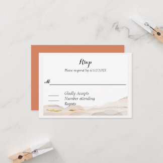 Wabi Sabi Waterverf Kanji RSVP
