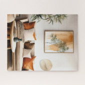 Wabi Sabi Woonkamer Jigsaw Puzzel (Horizontaal)