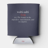 Wabi-Sabi zen Shirt boeddhistische esthetiek Blikjeskoeler (Voorkant)