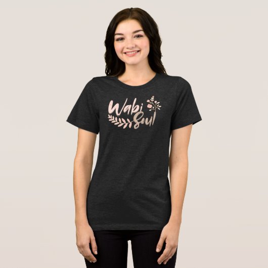 Wabi Soul – Minimal Imperfect Serenity Tri-Blend Shirt