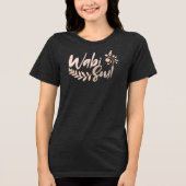 Wabi Soul – Minimal Imperfect Serenity Tri-Blend Shirt (Voorkant)