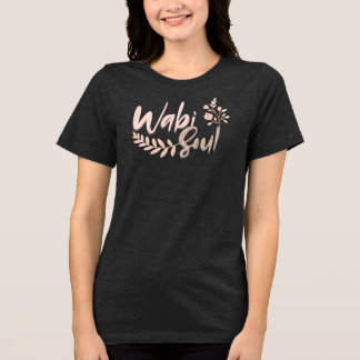 Wabi Soul – Minimale Onvolmaakte Sereniteit Tri-Blend Shirt