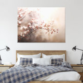 Wabisabi Esthetic Sakura Canvas Afdruk (Insitu (Slaapkamer))